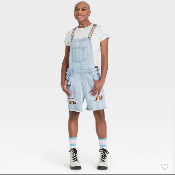 TARGET, Take Pride, rainbow strap overalls!! - Picture 6 of 13